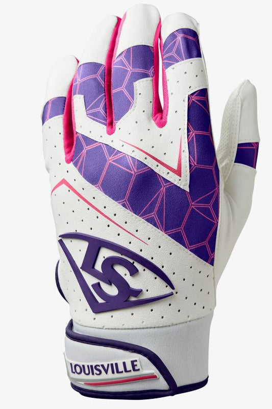 Louisville Slugger Genuine V2 Batting Glove - Purple