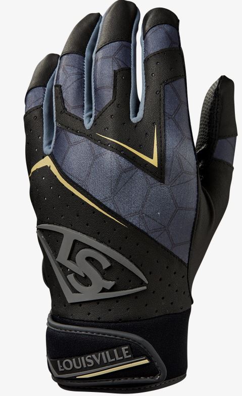 Louisville Slugger Genuine V2 Batting Glove - Black