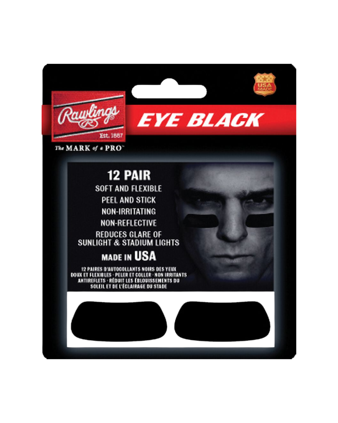 Rawlings Eye Black Stickers