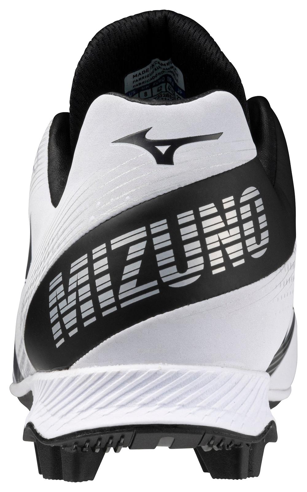 Mizuno Cushion Revo - Molded Cleats (White/Silver/Black)