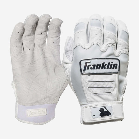 Franklin CFX Pro Chrome Batting Gloves - White