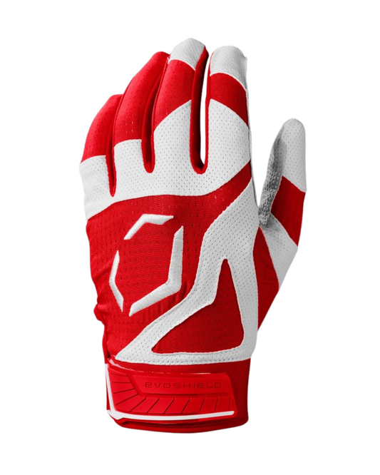 Red EvoShield SRZ-1 batting gloves