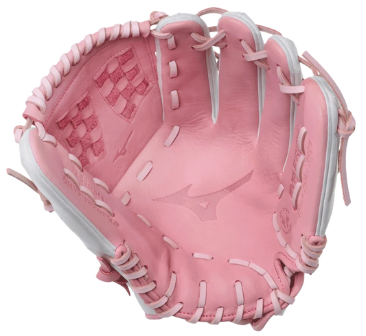 Mizuno MVP Prime 12.5" white and pink fastpitch glove - view 2