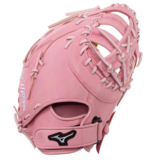 Mizuno MVP Prime 13" fastpitch first base mitt white and pink