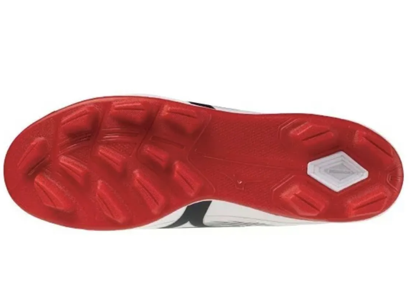 Mizuno Cushion Revo - Molded Cleats (White/Navy/Red)