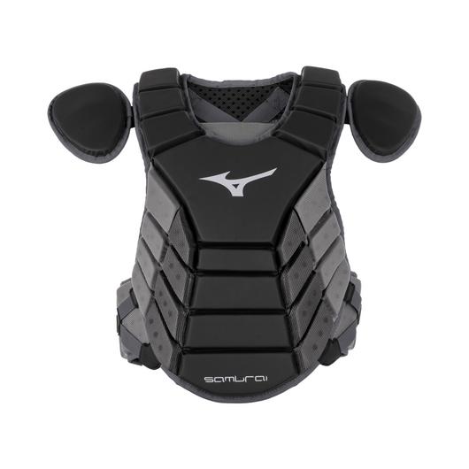 Mizuno Samurai Catcher's Chest Protector - Black/Grey