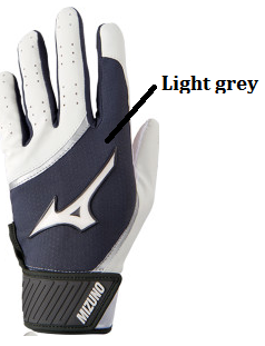 Mizuno MVP Youth Batting Gloves - Navy