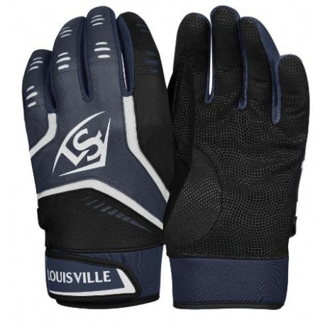 Louisville Slugger Omaha Youth Batting Gloves - Navy