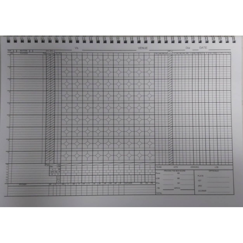 Official New Zealand Softball Scorebook
