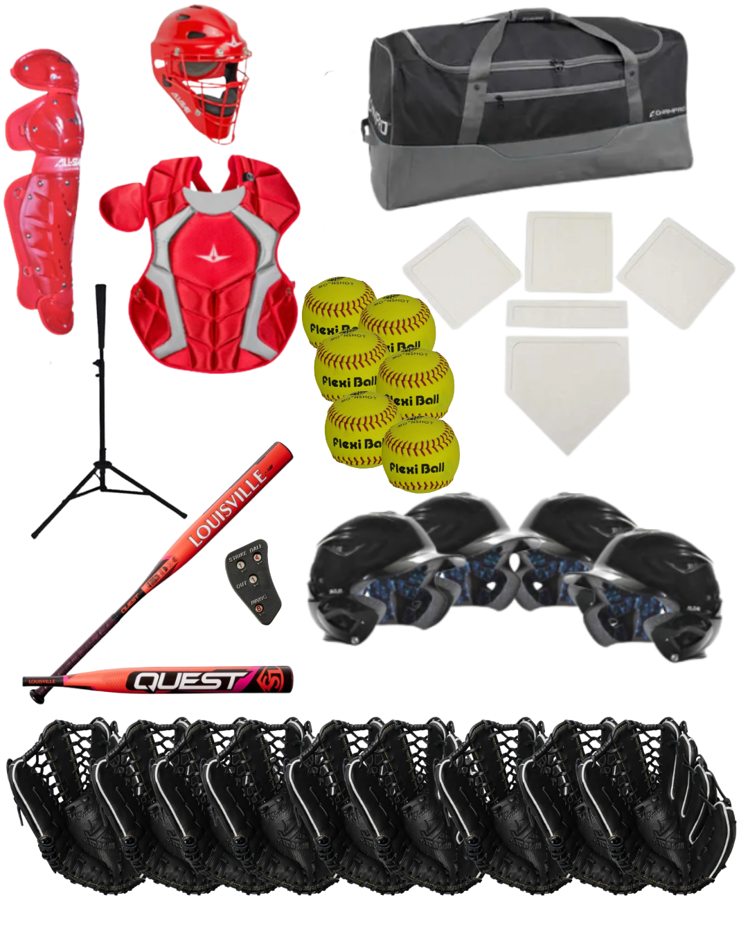 Intermediate School Package - With Catchers Gear