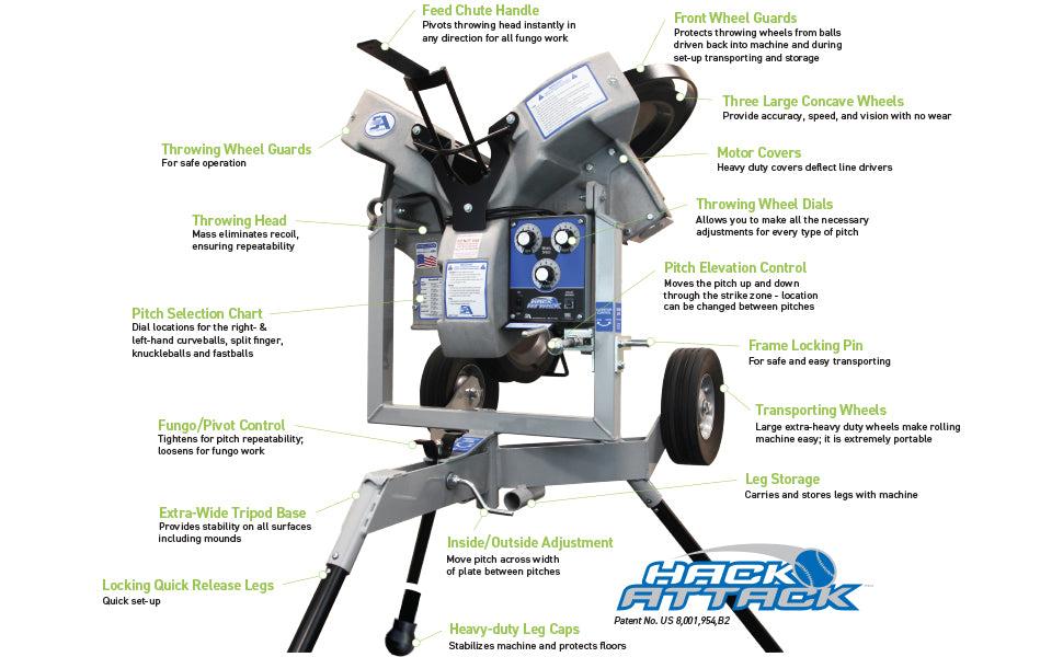 Hack Attack Pitching Machine