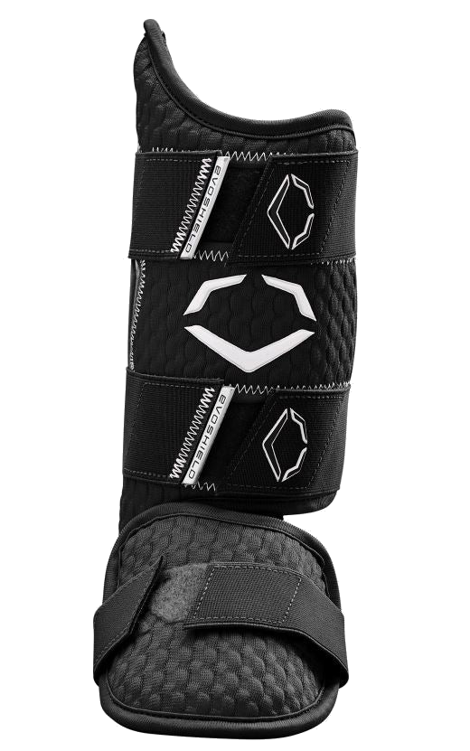 EvoShield Pro-SRZ 2.0 black batter's leg guard alternate view