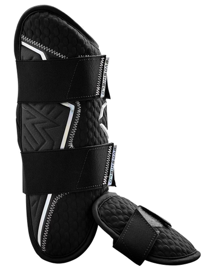 EvoShield Pro-SRZ 2.0 black batter's leg guard side view