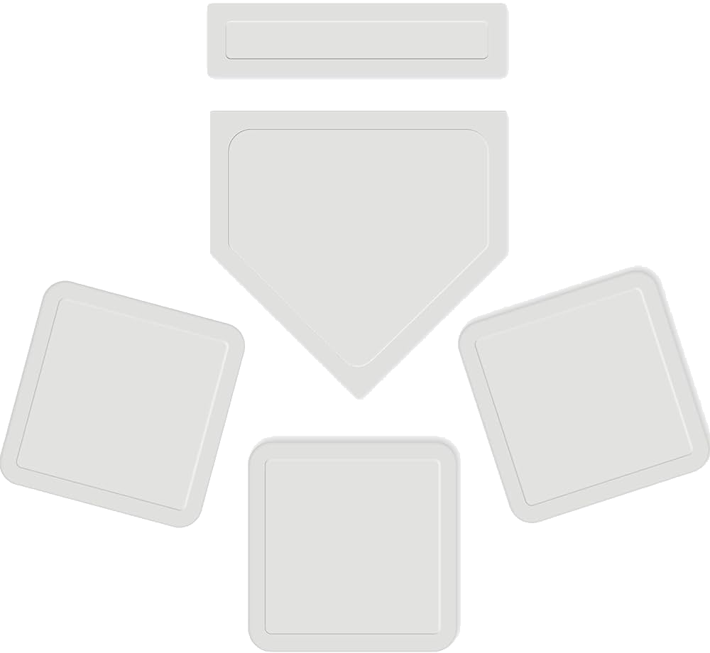 Throw-down five-piece base set arranged