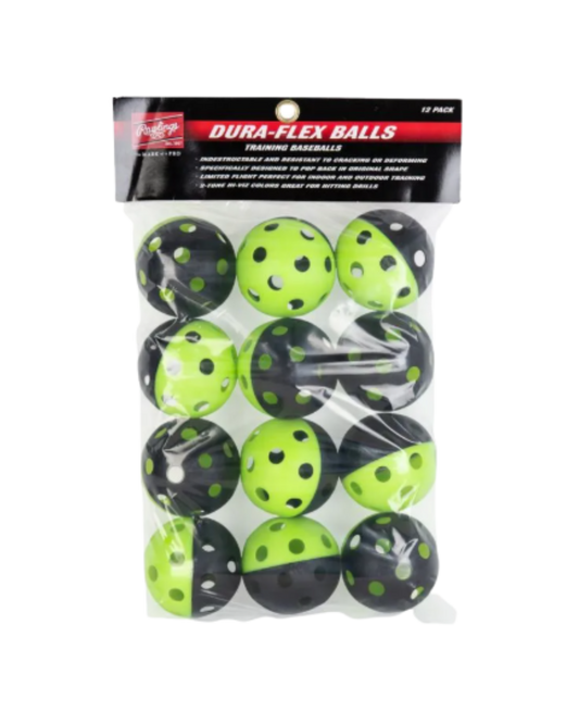 Rawlings 9" Dura-Flex Training Balls – 12 Pack