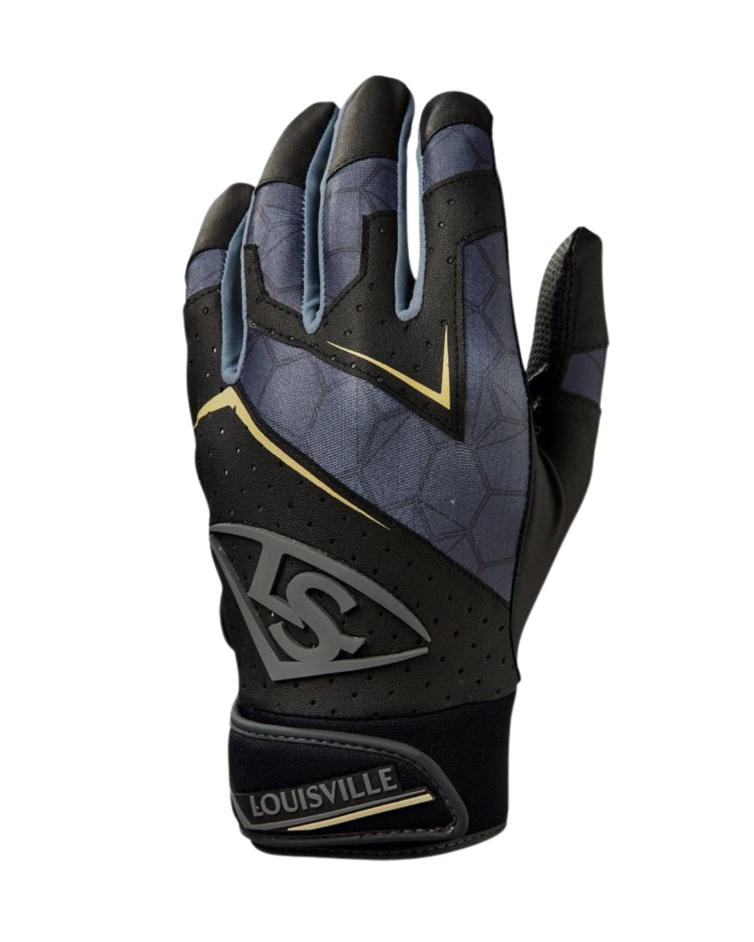Louisville Slugger Genuine V2 Batting Glove - Black