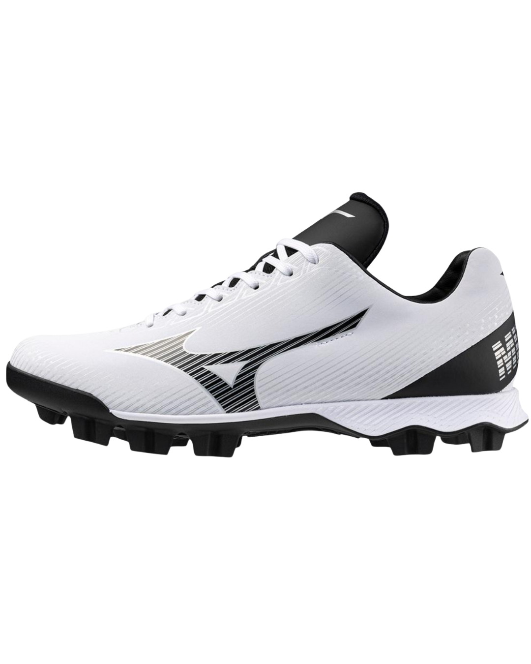 Mizuno Cushion Revo - Molded Cleats (White/Silver/Black)