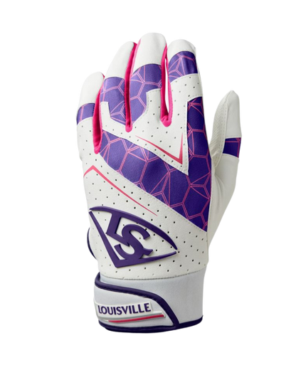 Louisville Slugger Genuine V2 Batting Glove - Purple