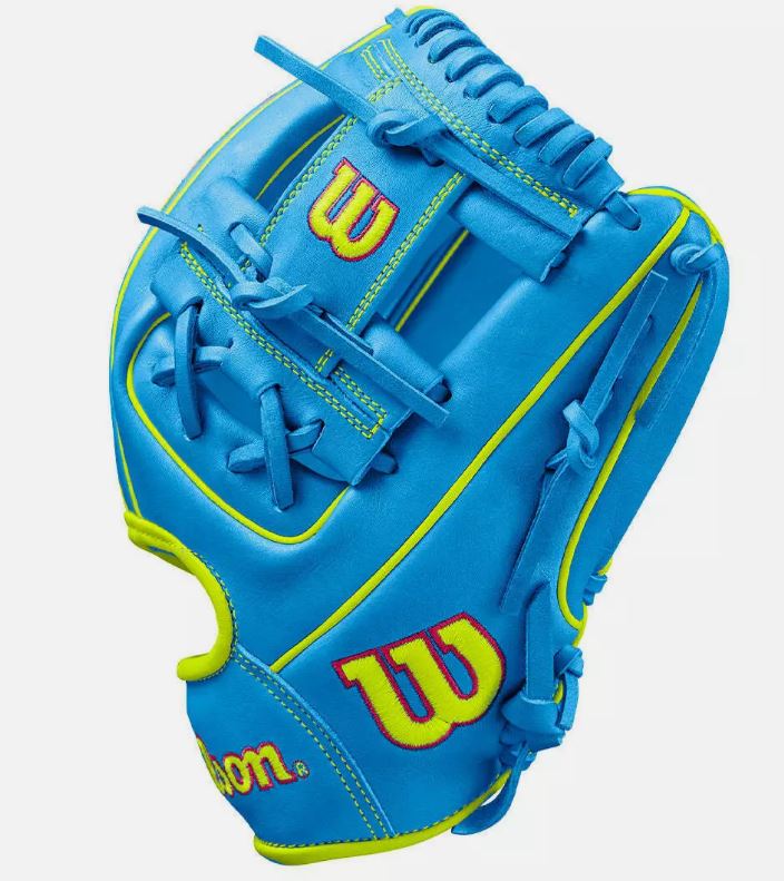 2024 Wilson A2000 1786 11.5" Infield Baseball Glove – Sky Blue &amp; Optic Yellow