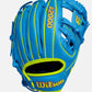 2024 Wilson A2000 1786 11.5" Infield Baseball Glove – Sky Blue &amp; Optic Yellow