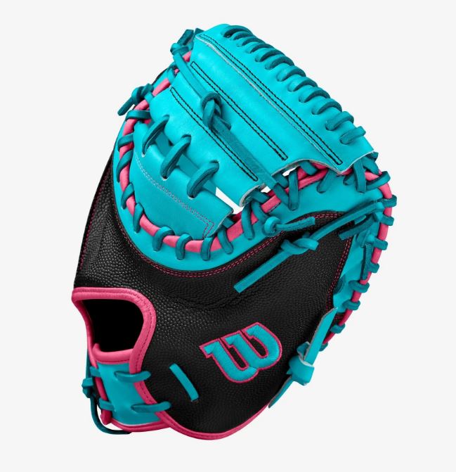 2024 Wilson A2000 Catchers Mitt - Black/Teal