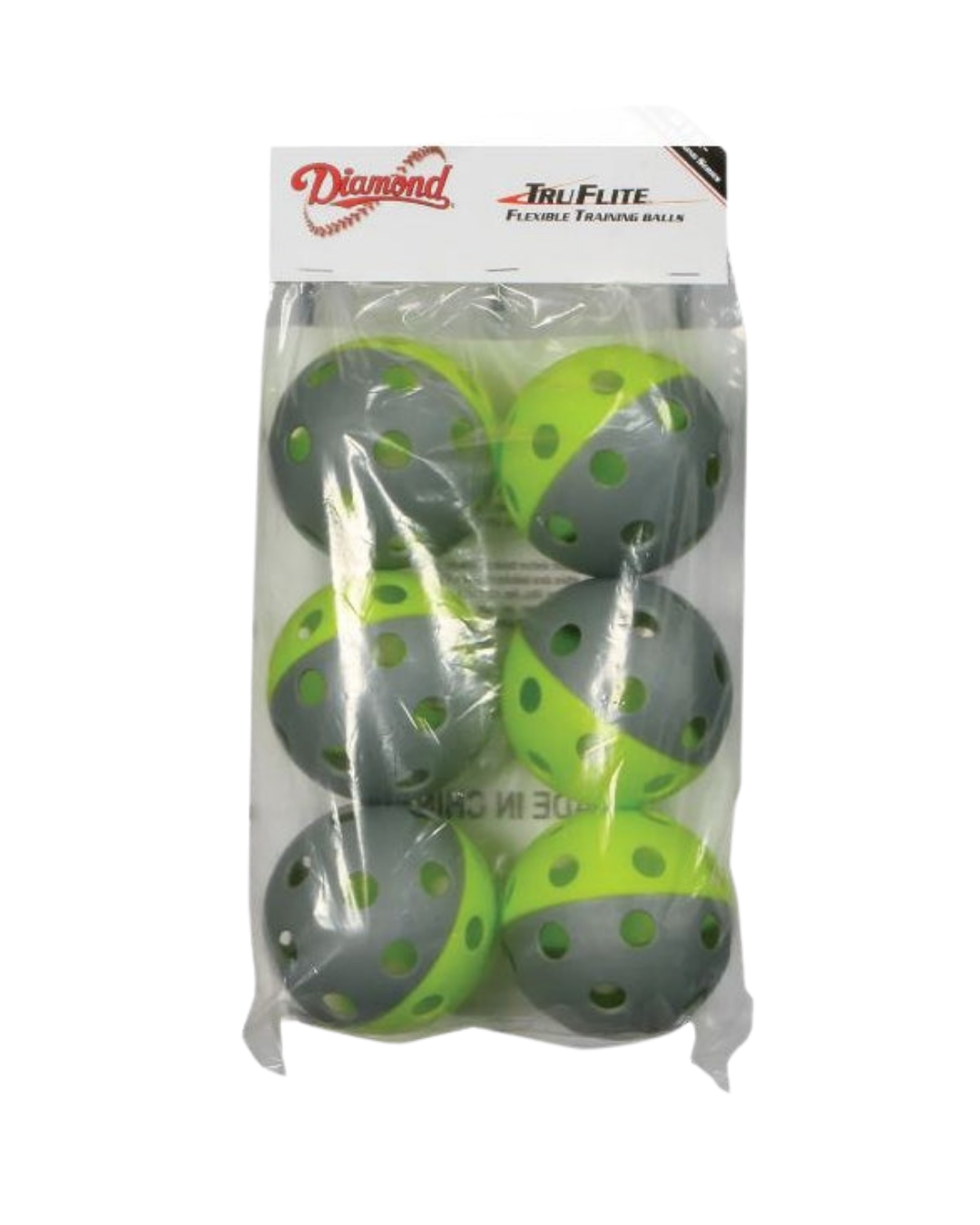 12" (6 pack) Truflite Practice Balls - Diamond