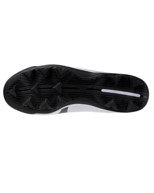 Mizuno Cushion Revo - Molded Cleats (White/Silver/Black)