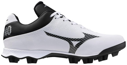 Mizuno Cushion Revo - Molded Cleats (White/Silver/Black)