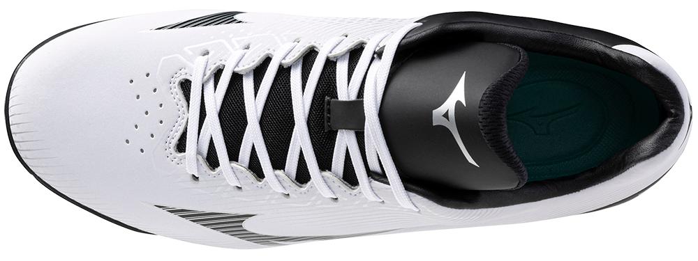 Mizuno Cushion Revo - Molded Cleats (White/Silver/Black)