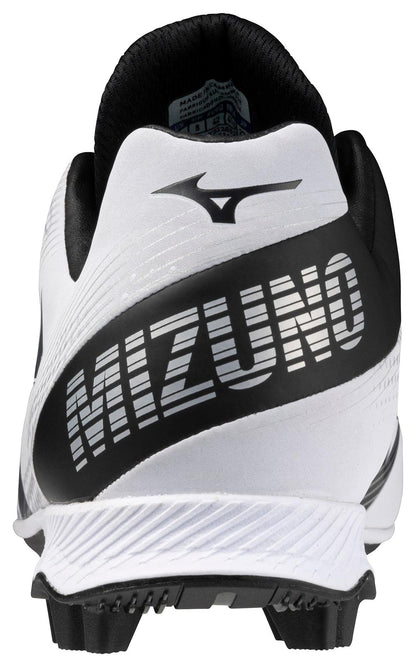 Mizuno Cushion Revo - Molded Cleats (White/Silver/Black)
