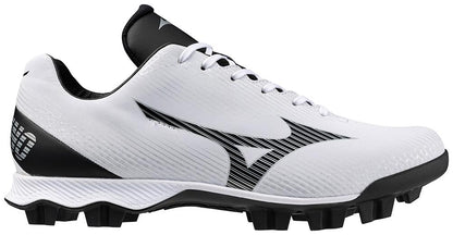 Mizuno Cushion Revo - Molded Cleats (White/Silver/Black)