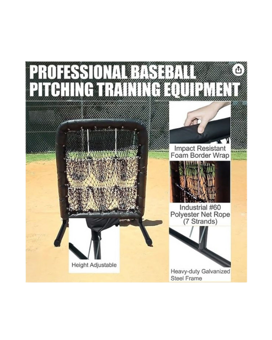 Pitching Net with 9 Hole Strike Zone