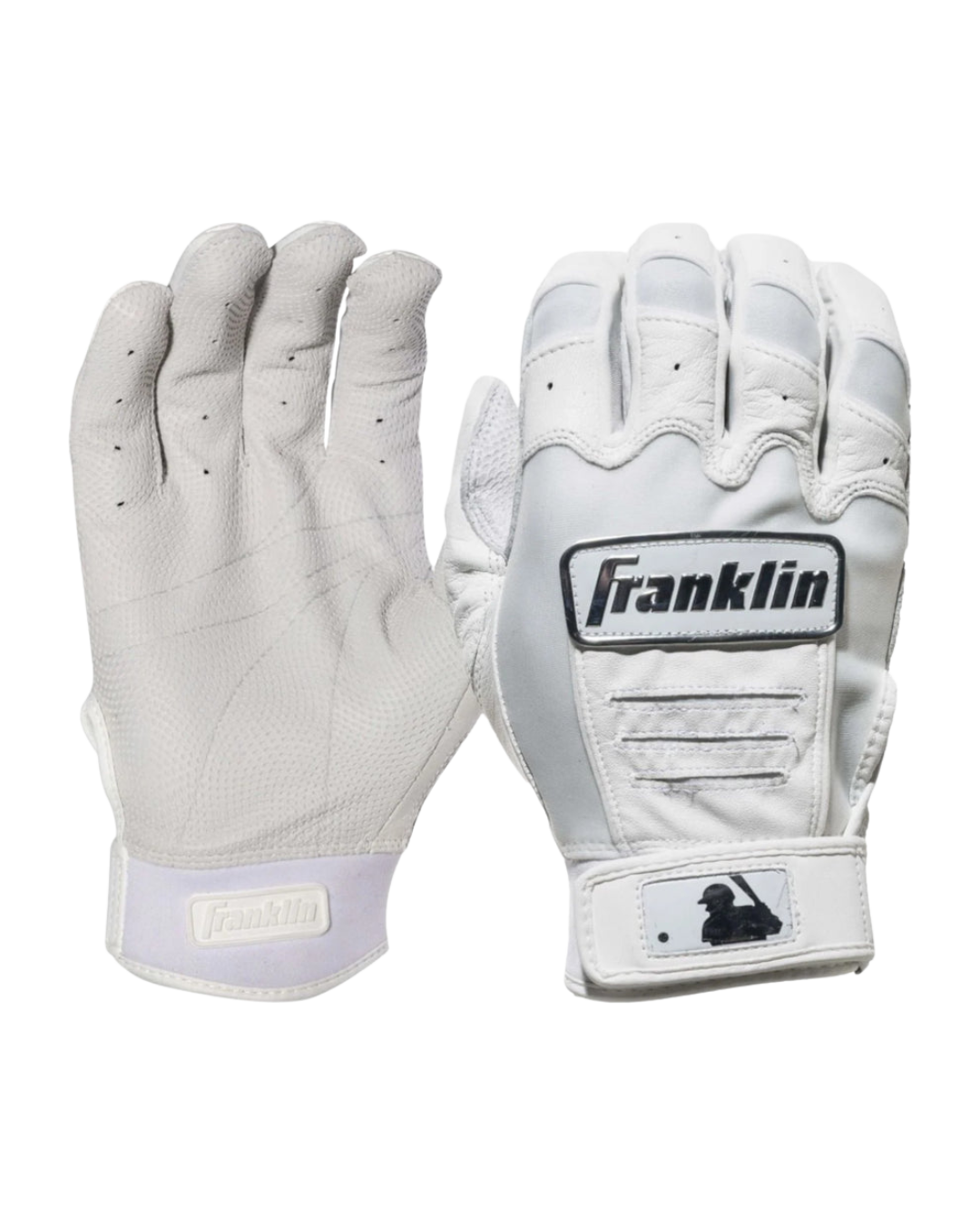 Franklin CFX Pro Chrome Batting Gloves - White