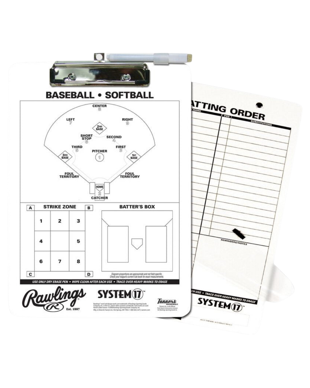 Coaches Clipboard - Rawlings