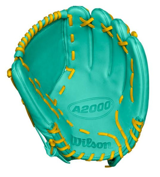 2024 Wilson A2000 B23 12" Pitcher's Glove – Seafoam/Yellow