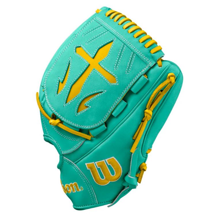 2024 Wilson A2000 B23 12" Pitcher's Glove – Seafoam/Yellow