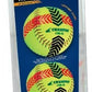 Striped Pitching Training Softballs - Set of 2 Balls