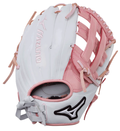 Mizuno MVP Prime 12" white and pink fastpitch glove - view 1