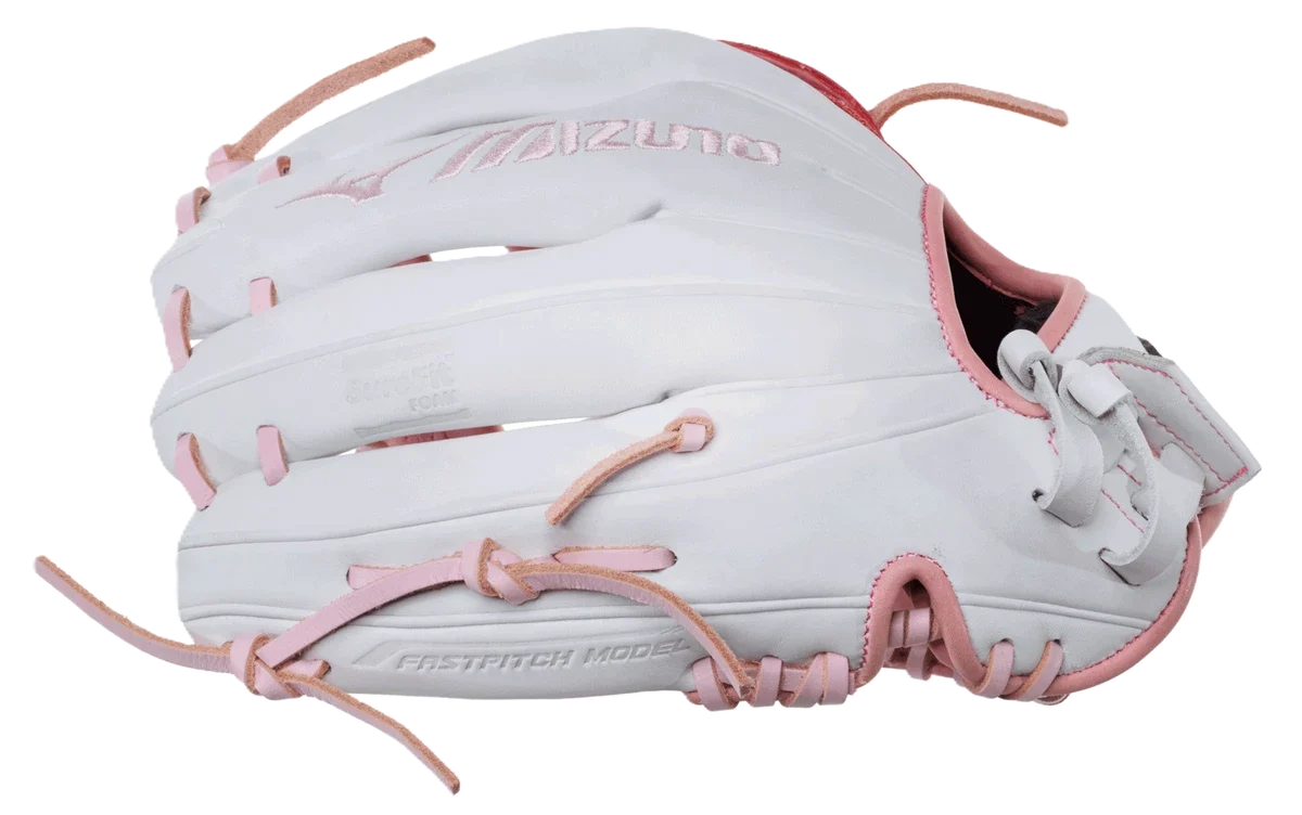 Mizuno MVP Prime 12" white and pink fastpitch glove - view 3