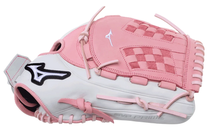 Mizuno MVP Prime 12.5" white and pink fastpitch glove - view 4