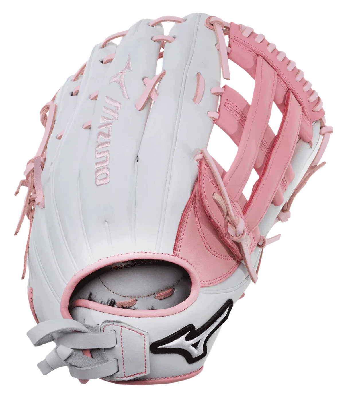 Mizuno MVP Prime 13" white and pink fastpitch glove - view 1
