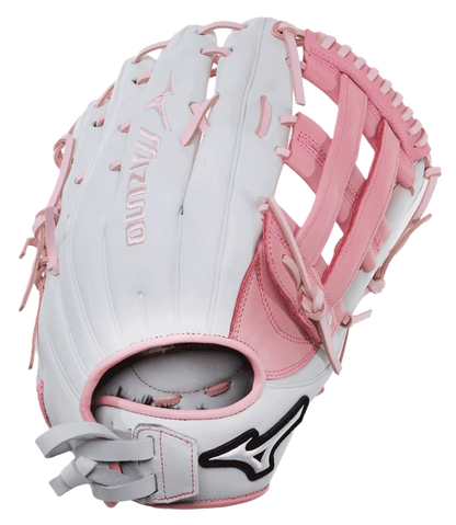 Mizuno MVP Prime 13" white and pink fastpitch glove - view 1