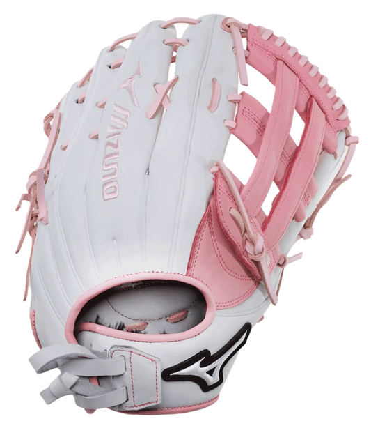Mizuno MVP Prime 13" white and pink fastpitch glove - view 1