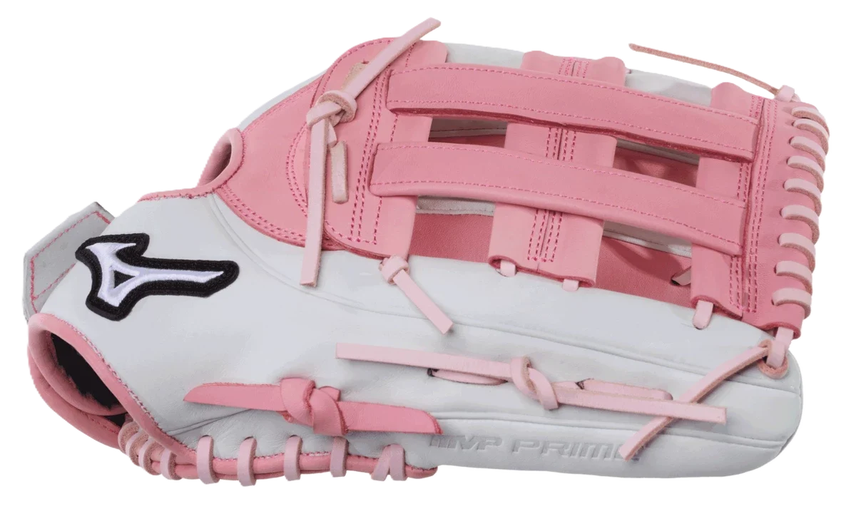 Mizuno MVP Prime 13" white and pink fastpitch glove - view 4