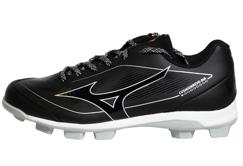 Mizuno Cushion Revo - Molded Cleats (Black)