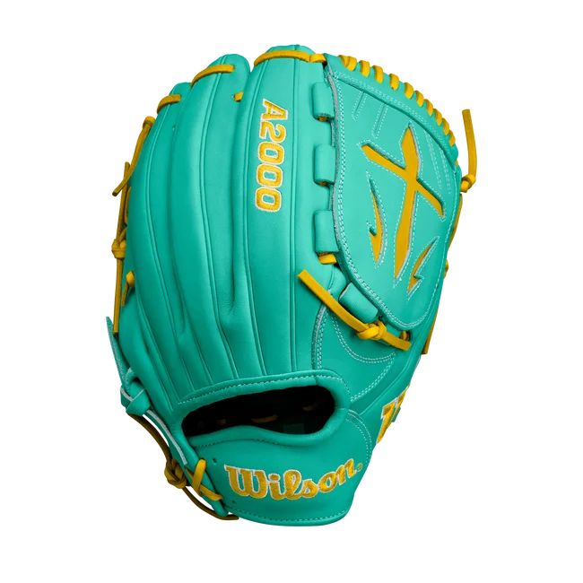 2024 Wilson A2000 B23 12" Pitcher's Glove – Seafoam/Yellow