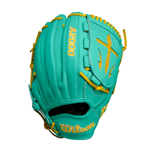 2024 Wilson A2000 B23 12" Pitcher's Glove – Seafoam/Yellow