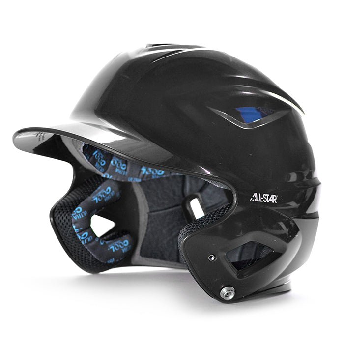 All-Star System 7 fitted batting helmet black