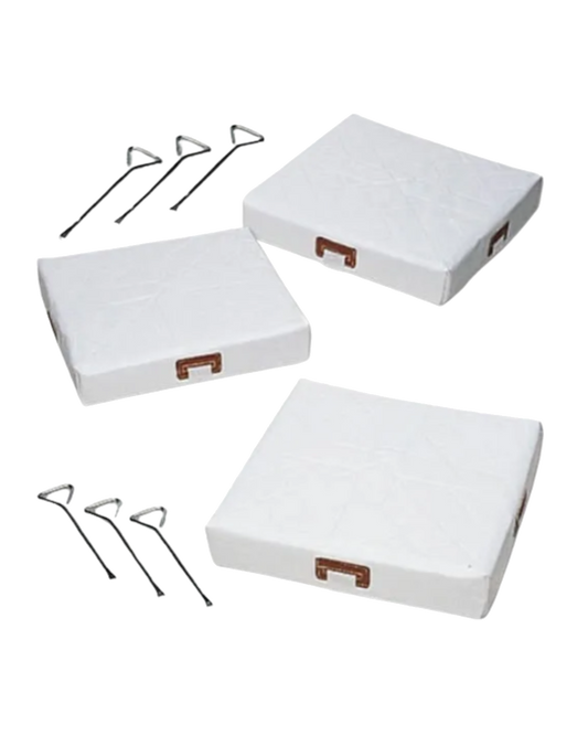 Baseball foam-filled base set