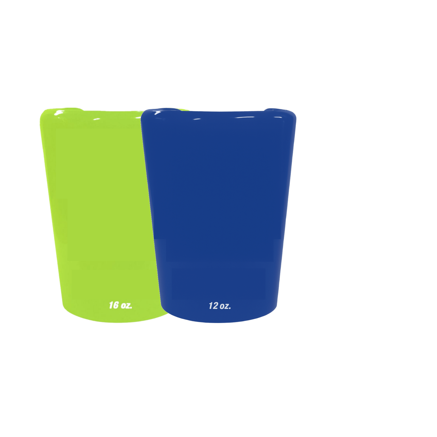 Bat training weights in blue and green